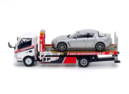 Load image into Gallery viewer, Tiny 1/64 HINO 300 World Champion Tow Truck City Diecast Scale Model Car
