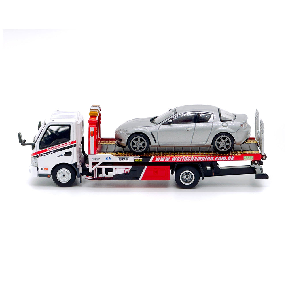 Tiny 1/64 HINO 300 World Champion Tow Truck City Diecast Scale Model Car