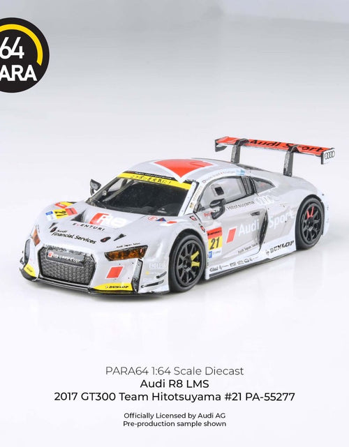 Load image into Gallery viewer, PARA64 1/64 #21 Audi R8 LMS 2017 GT300 Team Hitotsuyama LHD
