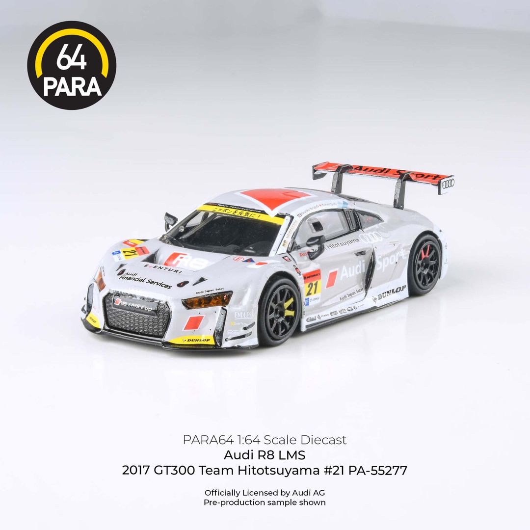PARA64 1/64 #21 Audi R8 LMS 2017 GT300 Team Hitotsuyama LHD