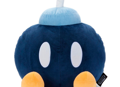 Load image into Gallery viewer, Takara Tomy Arts Super Mario Soft Plush Toy - Mocchi Game Style Bob-omb
