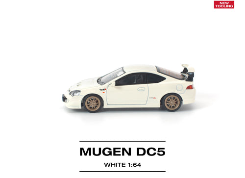 Load image into Gallery viewer, (Pre-order) POP RACE 1/64 HONDA DC5 MUGEN WHITE Diecast Model Car
