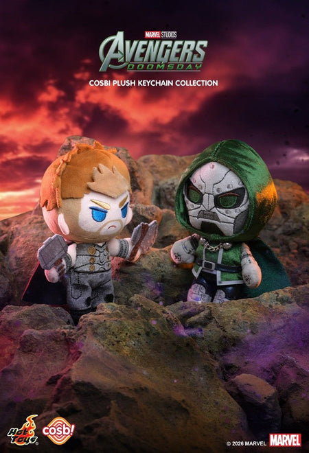 Hot Toys Marvel Avengers Doomsday Cosbi Plush Keychain Collection(Full set of 8)