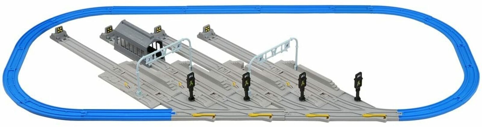 Takara Tomy Tomica Plarail Let's Line Up the vehicles coolly! Base Rail Set