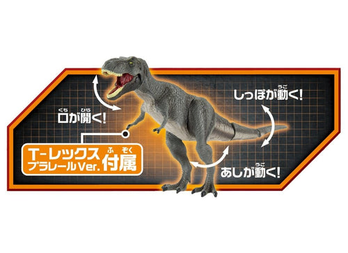 Load image into Gallery viewer, Takara Tomy Plarail Jurassic World Dinosaur Transport Train 3-Car Set
