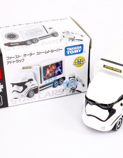 Load image into Gallery viewer, Takara Tomy Tomica SC-04 Star Wars First Order Storm Trooper Ad Turck Diecast
