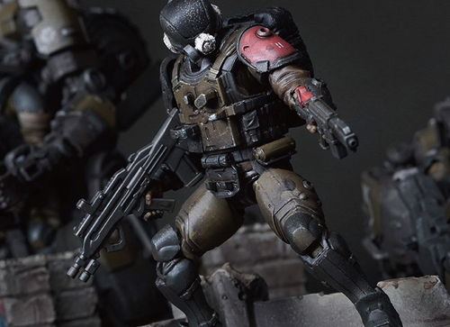 Load image into Gallery viewer, Acid Rain x Toy Alliance FAV-A134 Kaiho Paratrooper Action Figure

