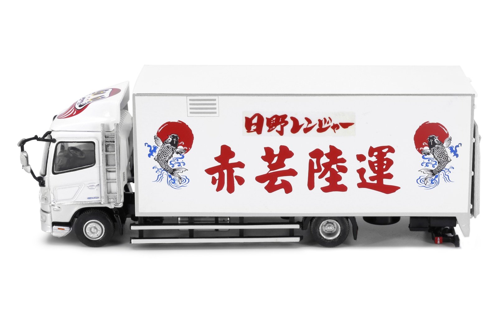 Tiny City 156 Die-cast Car - HINO 500 Box Lorry 10-tonne Red Yun Land Transport