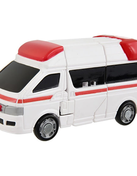 Takara Tomy Tomica Jobraver TJBDX Unite Medibraver Ambulance & Helicopter Set