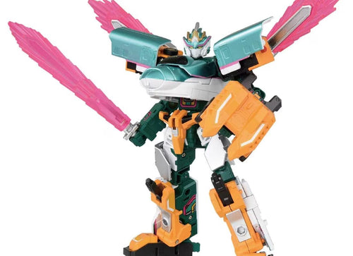Load image into Gallery viewer, Takara Tomy Plarail Deformation Robot SHINKALION CW E5 Hayabusa Trailer Form

