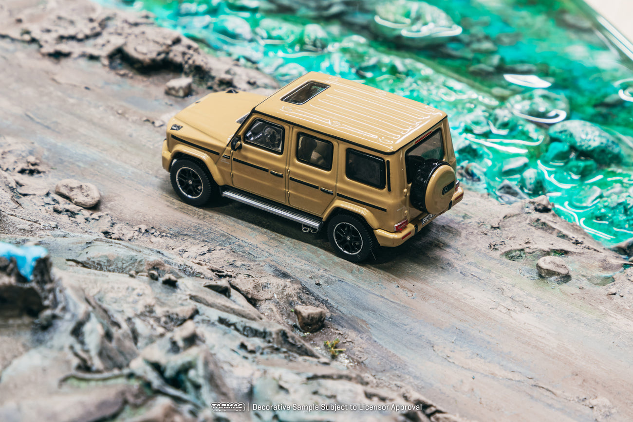 Tarmac Works 1/64 Mercedes-AMG G 63 Brown Model Car