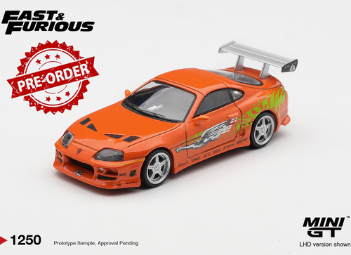 Load image into Gallery viewer, (Pre-order) Mini GT #1250 Toyota Supra BOMEX The Fast and the Furious Brian O'
