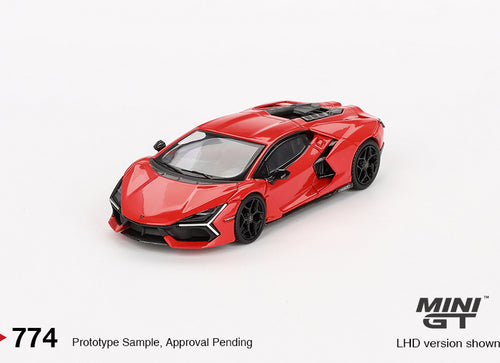 Load image into Gallery viewer, Mini GT #774 1/64 Lamborghini Revuelto Arancio Dac Lucido (RHD)
