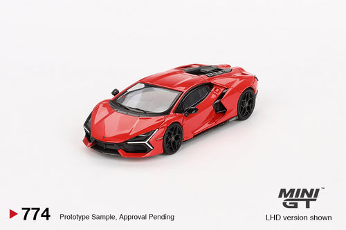 Load image into Gallery viewer, Mini GT #774 1/64 Lamborghini Revuelto Arancio Dac Lucido (RHD)
