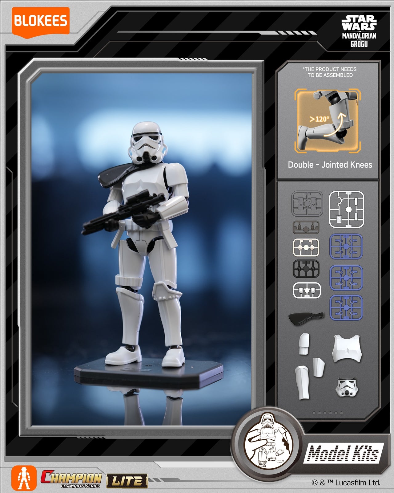Blokees Star Wars The Mandalorian and Grogu CC LITE Series 01 (Full Set of 9)