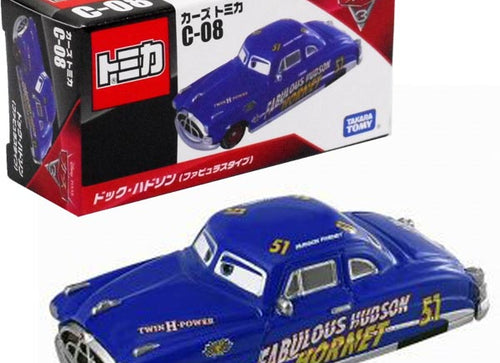 Load image into Gallery viewer, Tomica Takara Tomy Disney Mini PIXAR CARS C-08 Doc Hadsonfaburous Diecast toy

