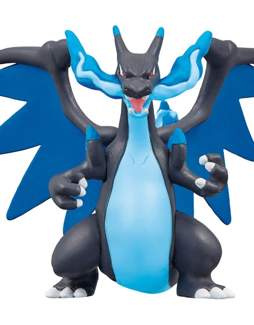 Load image into Gallery viewer, Takara Tomy Pokemon Monster Collection Mega Charizard X Mini Figure
