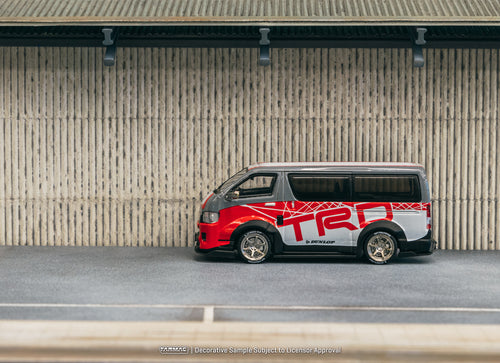 Load image into Gallery viewer, Tarmac Works 1/64 Toyota Hiace Widebody Diecast Model Car
