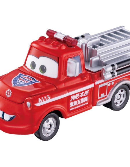 Takara Tomy Disney Tomica C-38 Mater (Fire Truck Type) Diecast Model Car