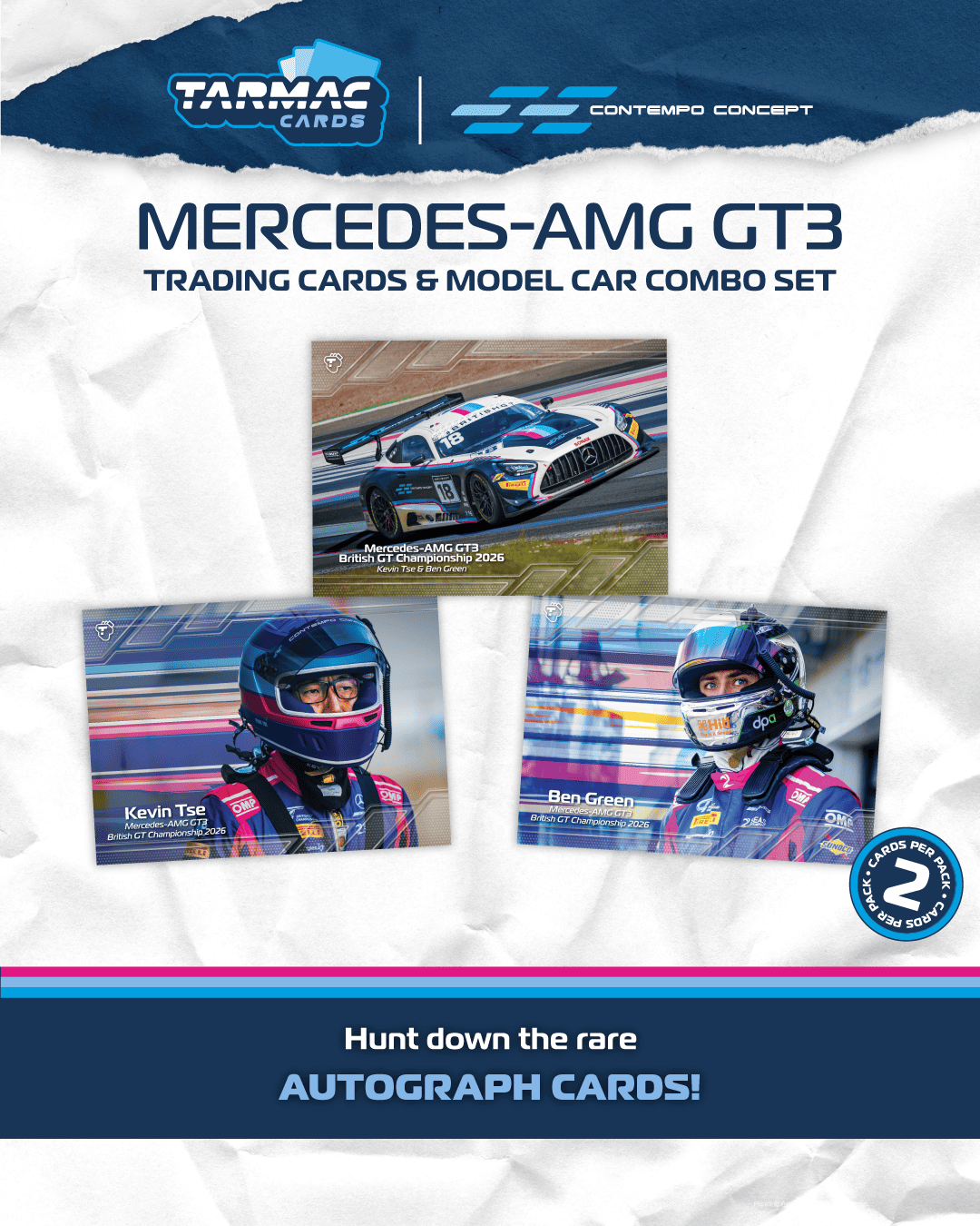 (Pre-order) Tarmac Works 1/64 Mercedes-AMG GT3 British GT Championship 2026