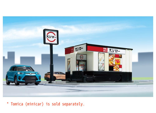 Load image into Gallery viewer, Takara Tomy Tomica World Town - Sushiro play Set
