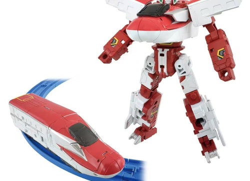 Load image into Gallery viewer, Takara Tomy Plarail Shinkansen Deformation Robot SHINKALION CW E6 Komachi
