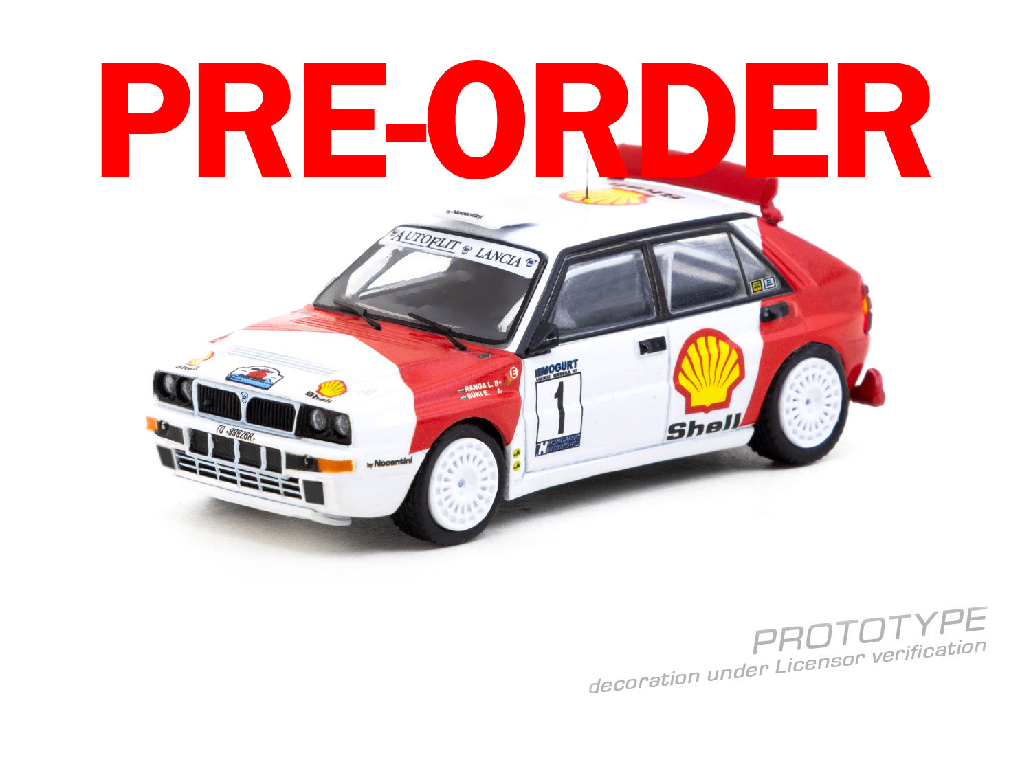 (Pre-order) Tarmac Works 1/64 Lancia Delta HF Integrale Mogürt-Salgó Rallye 1993