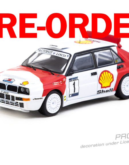 (Pre-order) Tarmac Works 1/64 Lancia Delta HF Integrale Mogürt-Salgó Rallye 1993