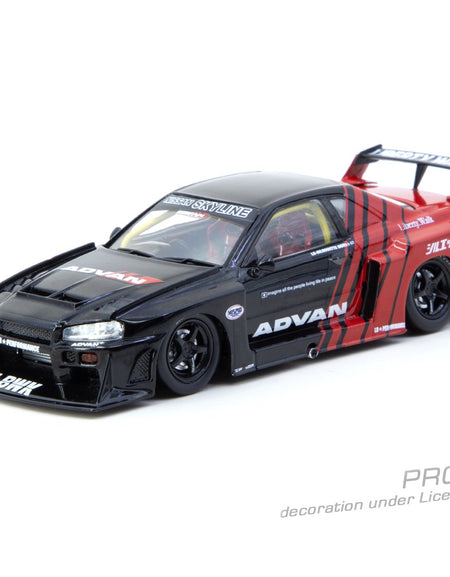 Tarmac Works 1/43 LB-ER34 Super Silhouette SKYLINE ADVAN Model Car