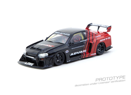 Load image into Gallery viewer, Tarmac Works 1/43 LB-ER34 Super Silhouette SKYLINE ADVAN Model Car
