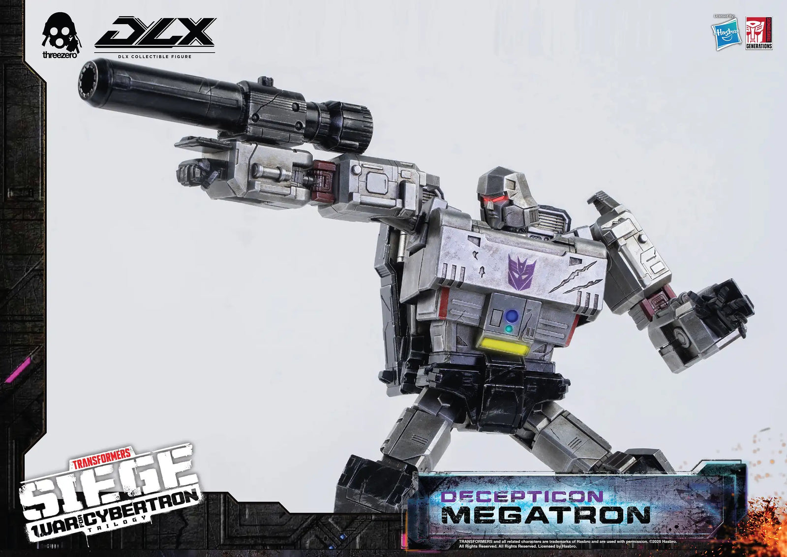 Threezero Transformers: War For Cybertron Trilogy DLX Megatron