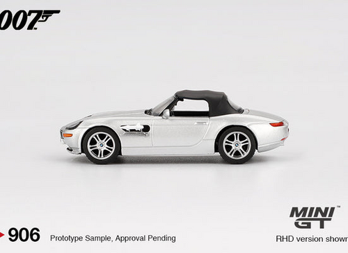 Load image into Gallery viewer, MINI GT 1/64 007 BMW Z8 "The World Is Not Enough" Diecast Model Car
