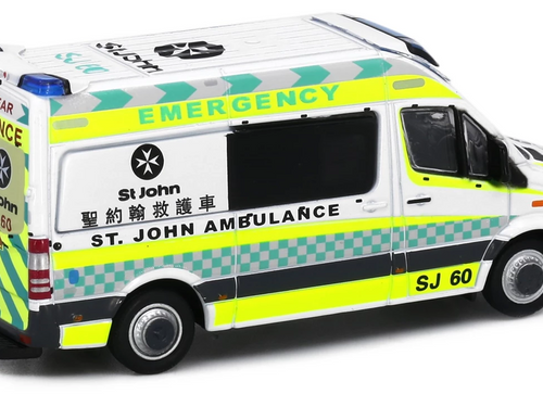 Load image into Gallery viewer, Tiny City 1/76 #166 Mercedes-Benz Sprinter St.John Ambulance (SJ60) Model Car
