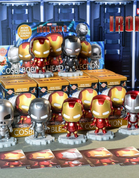 Hot Toys Cosbi Bobble-Head Collection Marvel Studios: Iron Man 3 (set of 8)