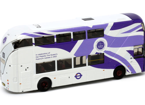 Load image into Gallery viewer, Tiny City Diecast UK22 - New Routemaster The Queen's Platinum Jubilee
