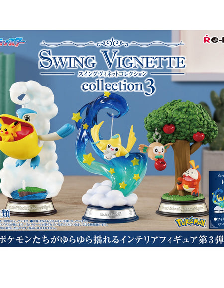 Re-ment Pokemon Swing Vignette Collection Vol.3 6pcs Complete Box