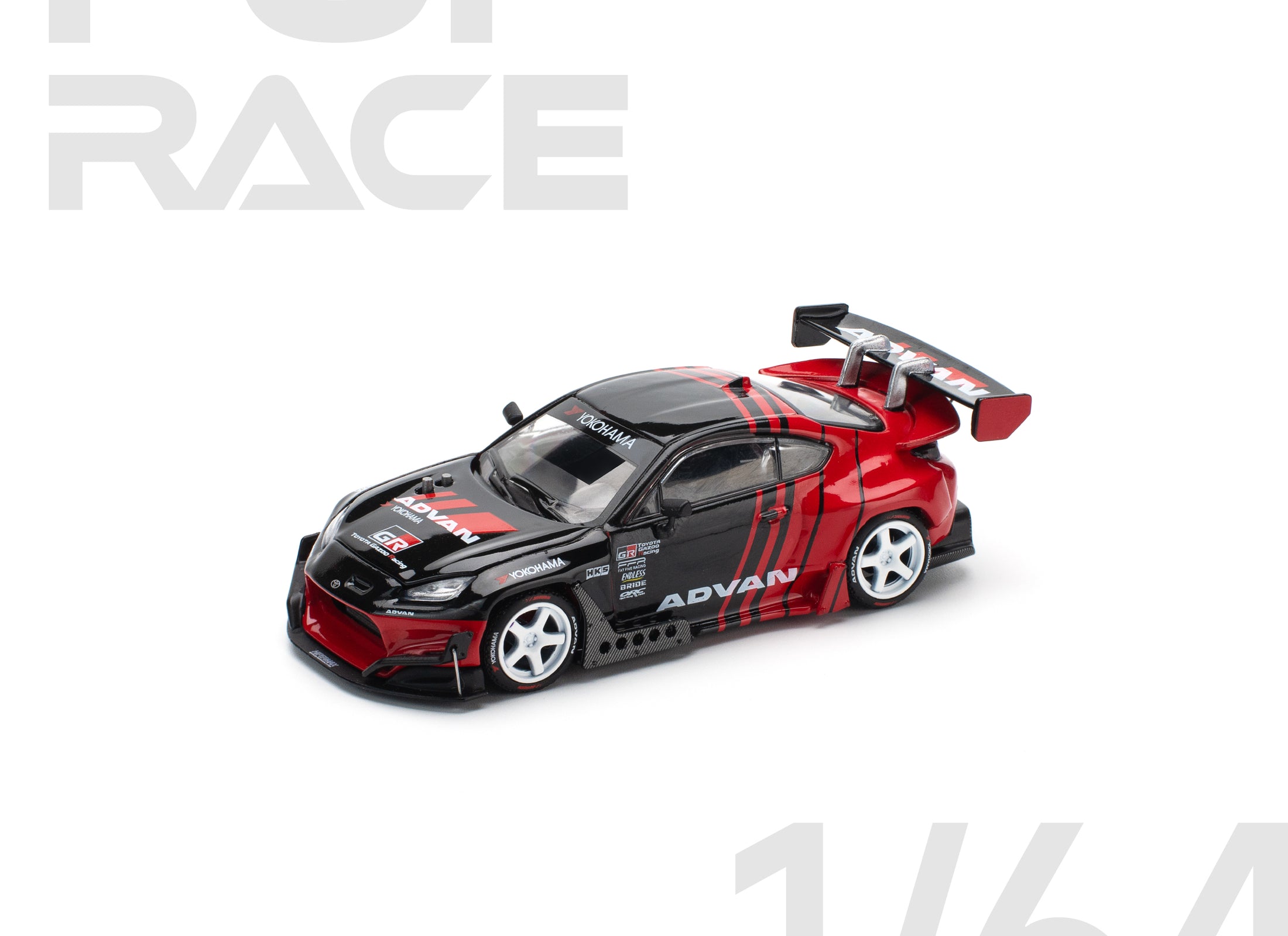 POPRACE 1/64 PANDEM GR86 - ADVAN Diecast Model Car