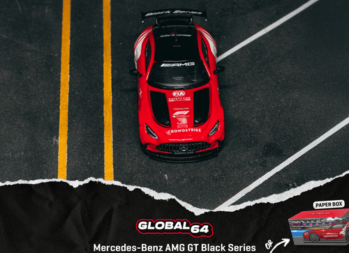 Load image into Gallery viewer, (Pre-order) Tarmac Works 1/64 Mercedes-Benz AMG GT Black Series Safety Car 2026
