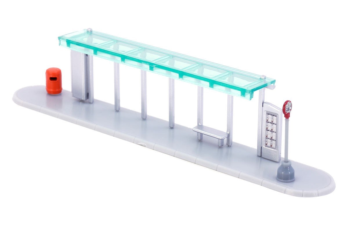 Tiny 1/110 Dioramas Bus Stop Shelter- KMB (Blind Box) (set of 12)
