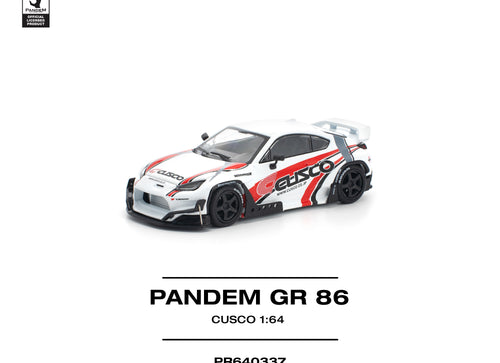 Load image into Gallery viewer, (Pre-order) POPRACE 1/64 PANDEM GR86 - CUSCO Diecast Model Car

