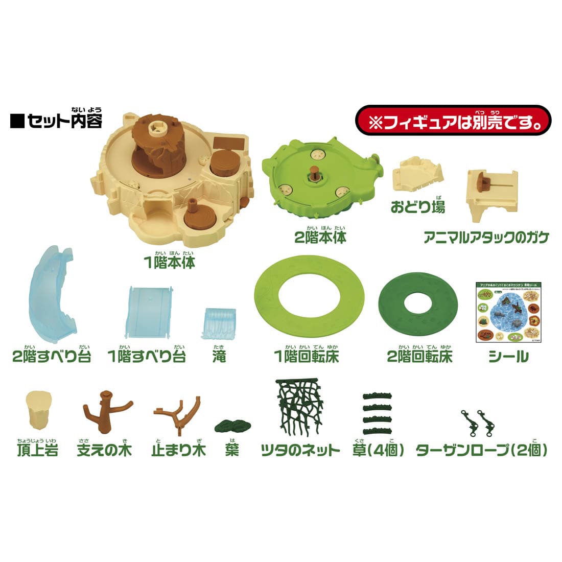 Takara Tomy Ania`s Walking Round Mountain Playset (NO FIGURES included)