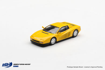 (Pre-order) BBR 1/64 1989 Ferrari Testarossa Giallo Modena Diecast Model Car