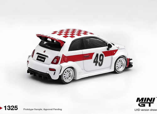 Load image into Gallery viewer, (Pre-order) Mini GT 1/64 #1325 Abarth 595 LB-WORKS x Abas Works 1000 Tribute LHD
