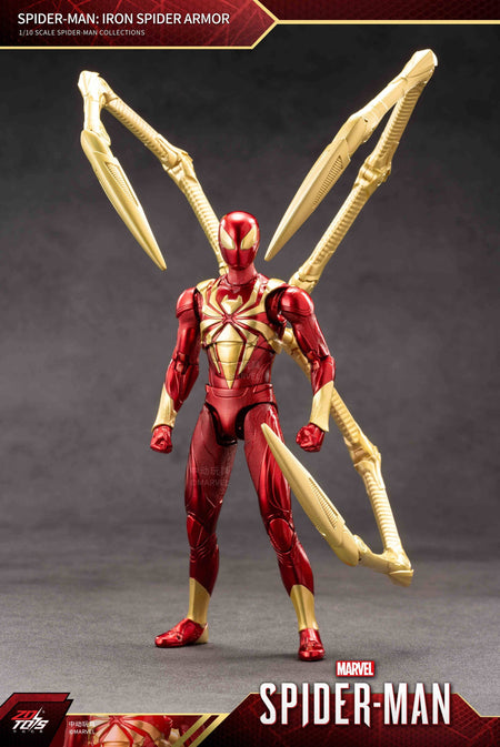 ZD Toys Marvel Avengers 1/10 Spider-Man Armor Ver. Spider Action Figure Set