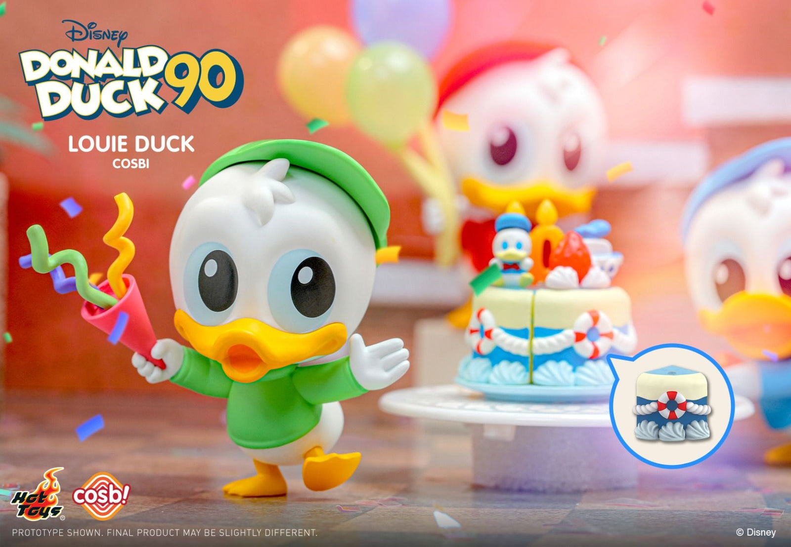 Hot Toys Donald 90th - Donald Duck Birthday Cosbi Collection (Full set of 8)