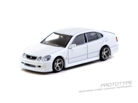 (Pre-order) Tarmac Works 1/64 VERTEX Toyota Aristo JZS161 White Diecast Car