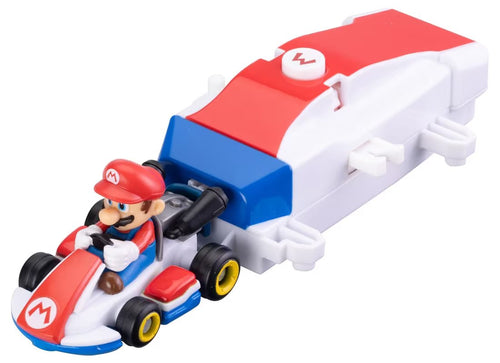 Load image into Gallery viewer, Takara Tomy Drift Tomica Mario Kart Drift Starter Set Mario &amp; Standard Kart
