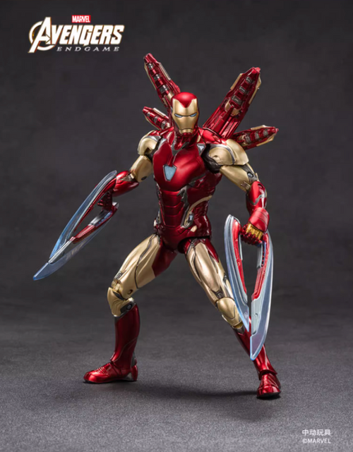 Load image into Gallery viewer, ZD Toys Marvel Avengers 1/10 Iron Man MK85 1.0 Version Action Figure Set
