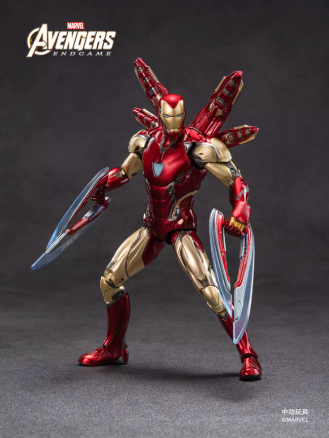 ZD Toys Marvel Avengers 1/10 Iron Man MK85 1.0 Version Action Figure Set
