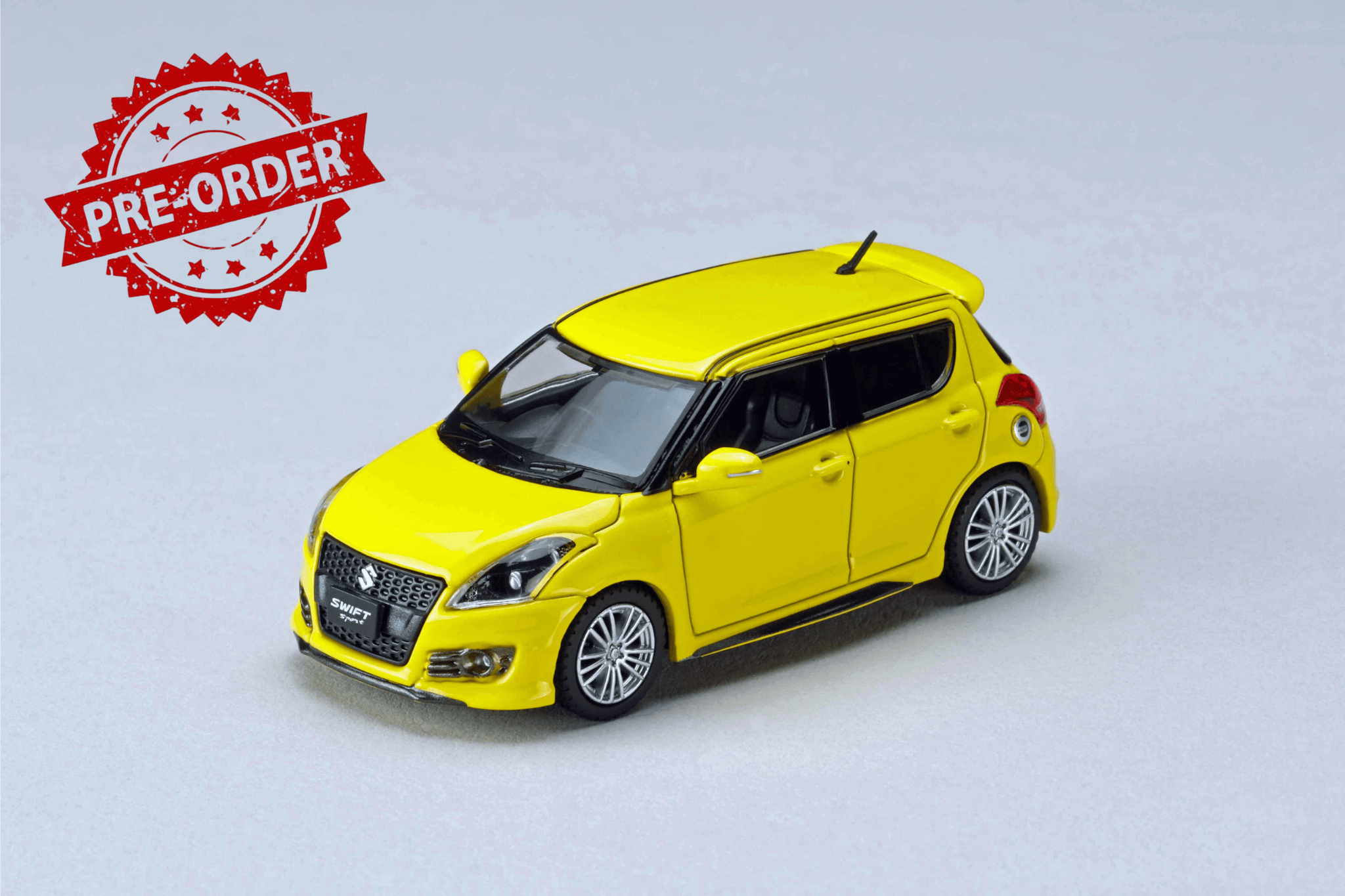 (Pre-order) Hobby JAPAN 1/64 SUZUKI SWIFT SPORT ZC32S AERO PARTS CHAMPION YELLOW